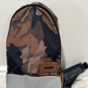 Rate Diesel Camouflage backpack with leather